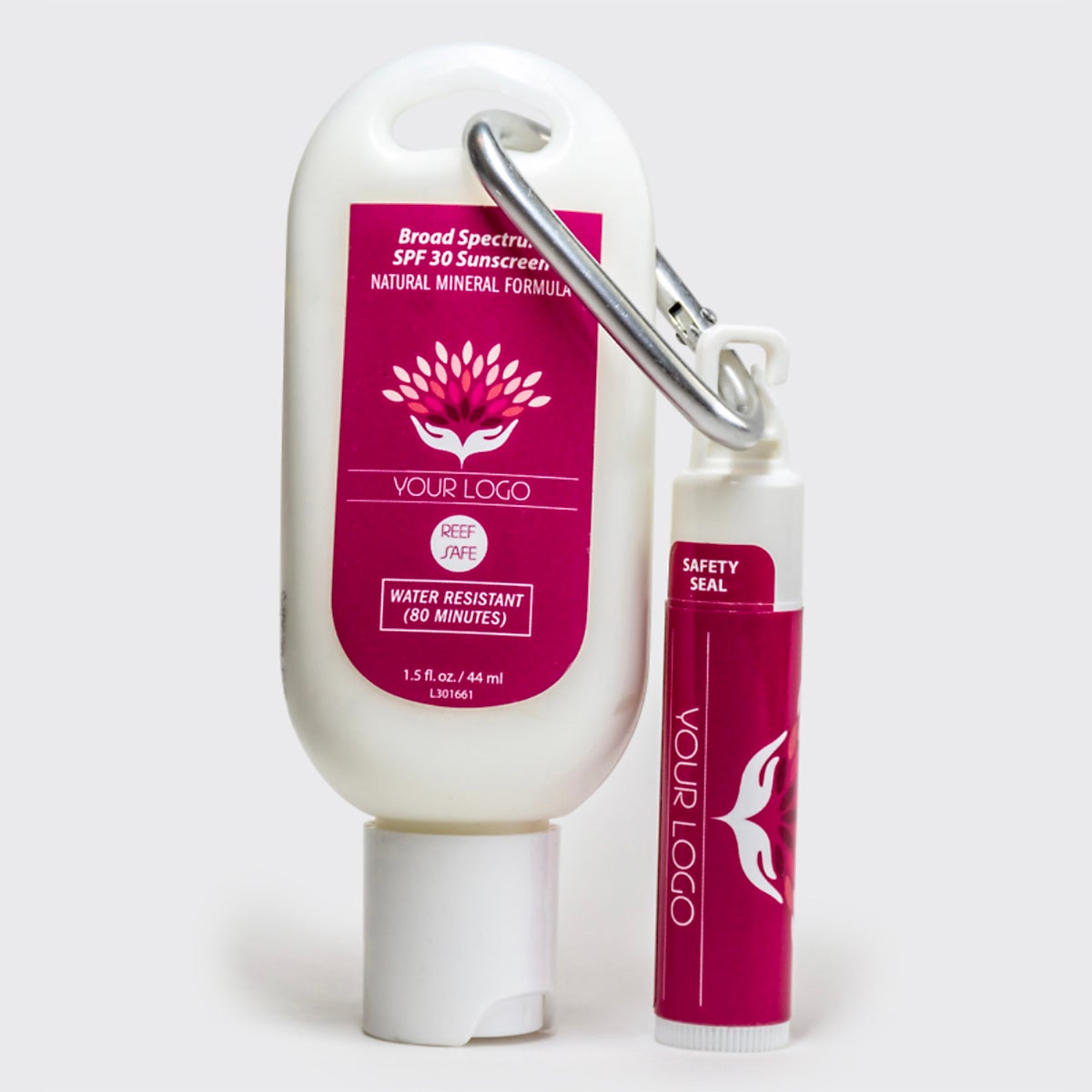 Reef Safe Mineral Sunscreen and Lip Balm Set USA Made Eco